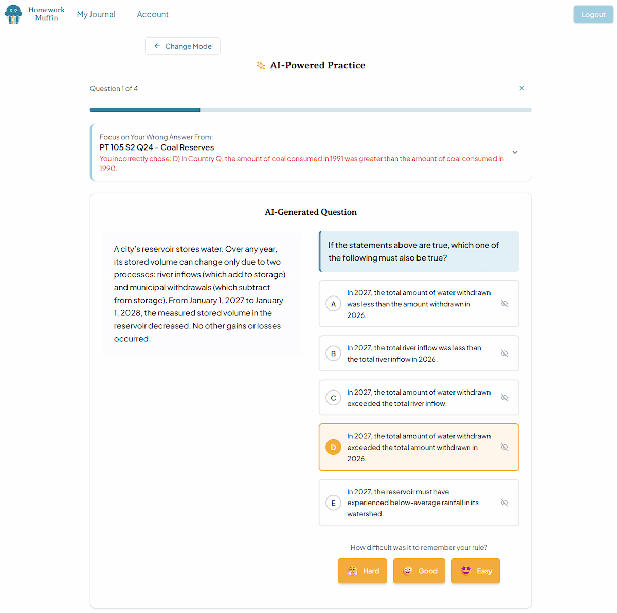 Spaced Repetition Interface